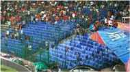 Empty stands during an IPL game